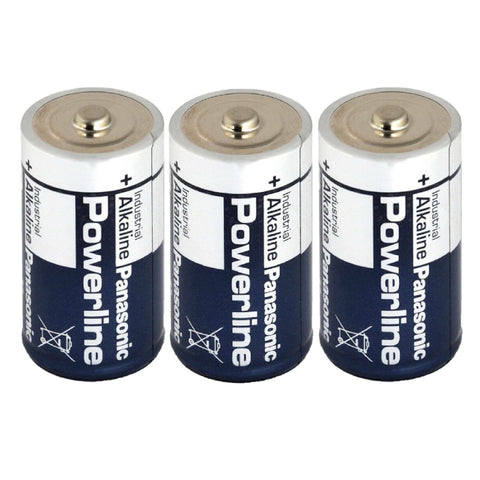 Panasonic D LR20 Powerline Industrial šarminės baterijos 3 vnt.