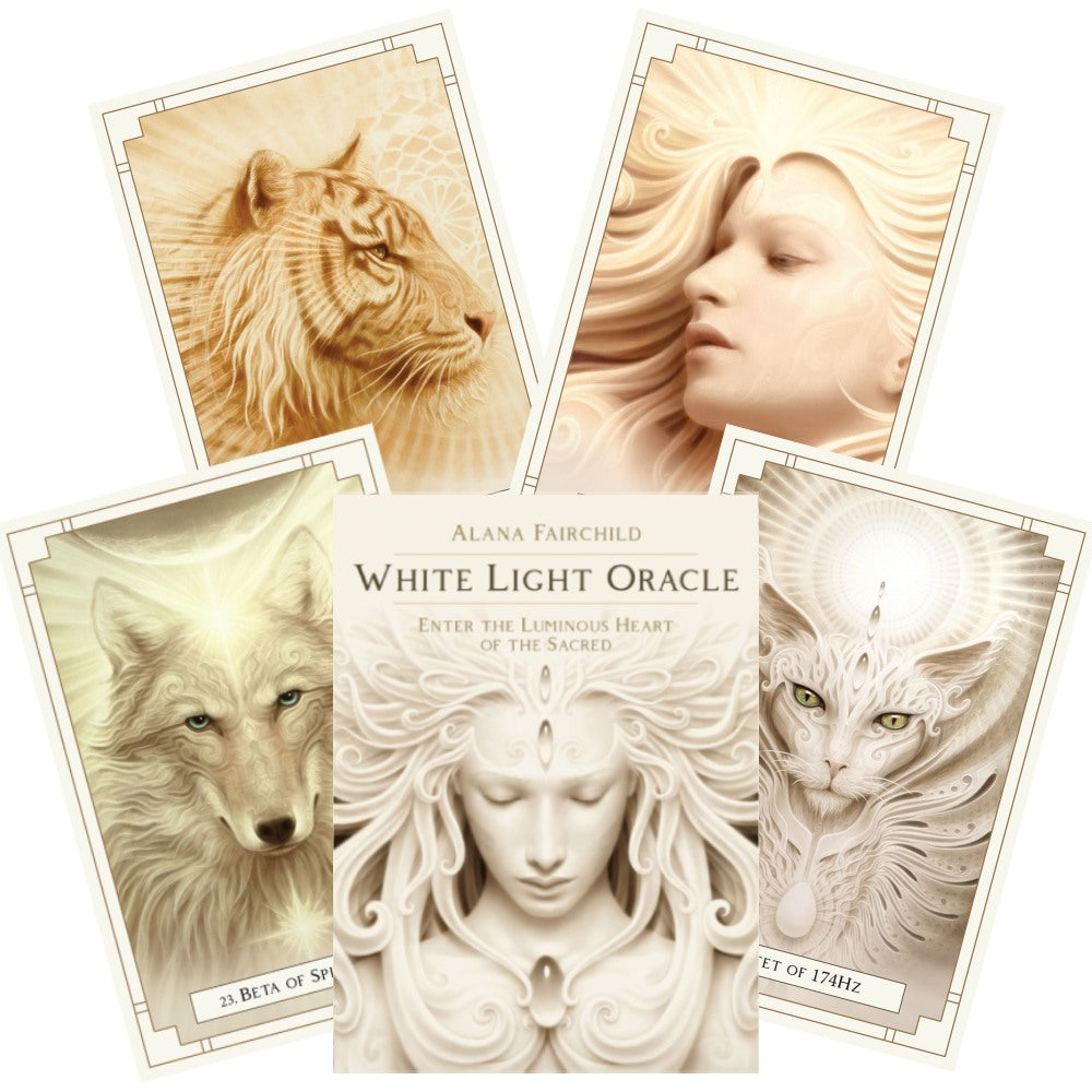 WHITE LIGHT ORACLE: dieviškosios orakulo kortos tavo vidinei šviesai ir dvasinei kelionei