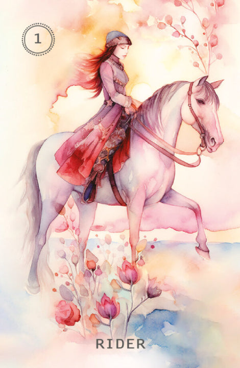 SWEET BLOSSOM LENORMAND: švelni ir viltinga Lenormand kortų kaladė