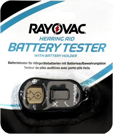 Rayovac klausos aparato baterijų testeris