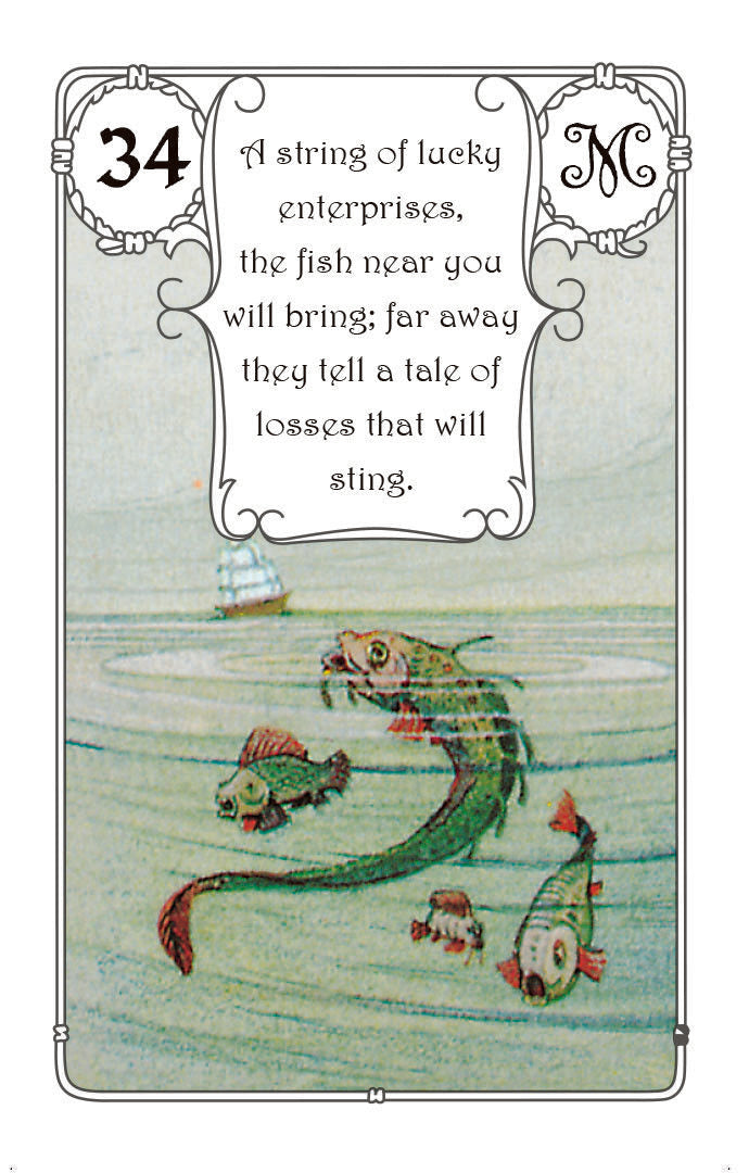 Red Owl Lenormand Kortos agm