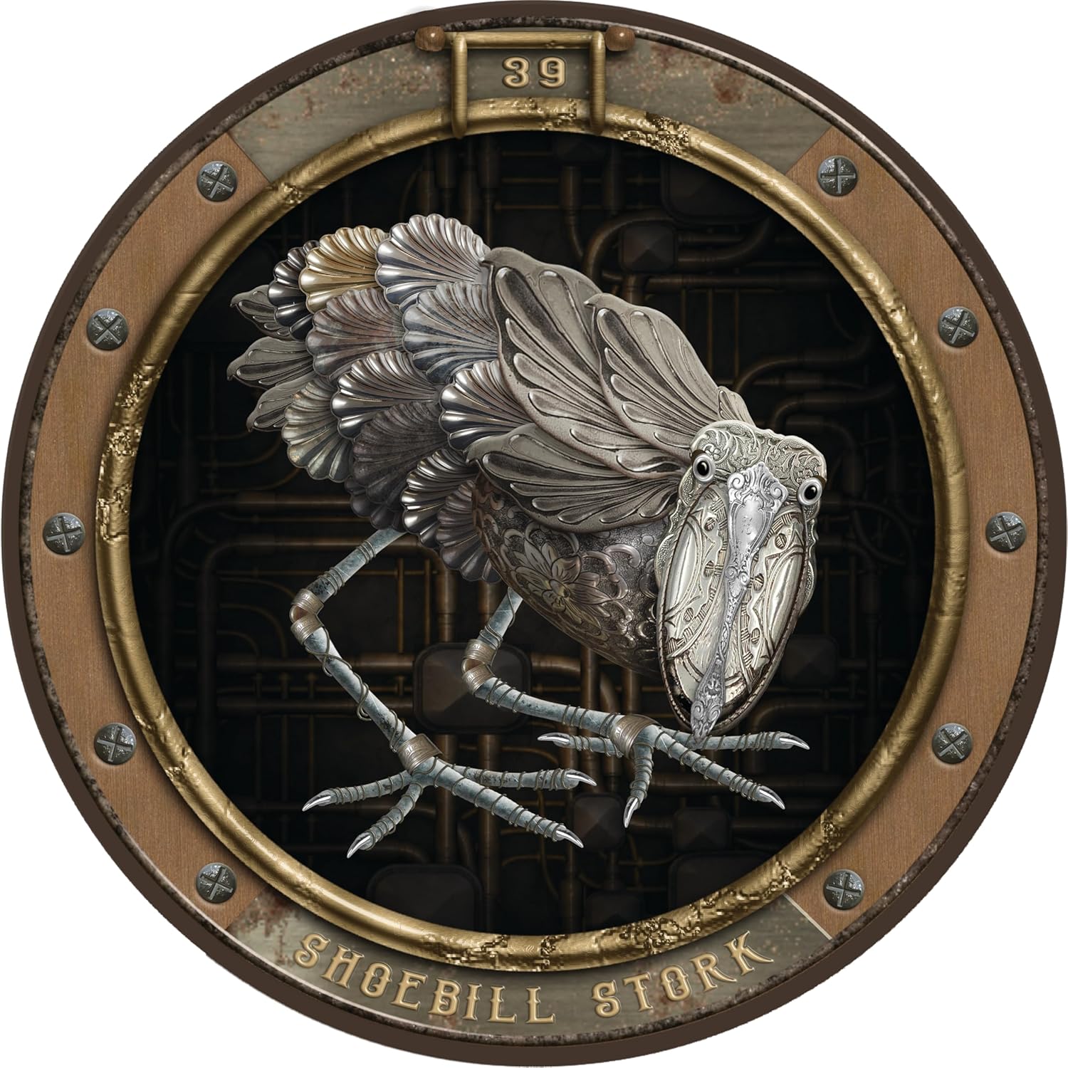 Maxine Gadd’s Zoologica: The Steampunk Oracle kortos Blue Angel
