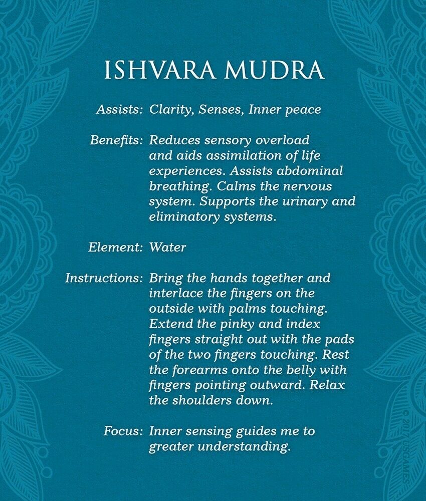Mudras: For Awakening The Five Elements kortos US Games Systems