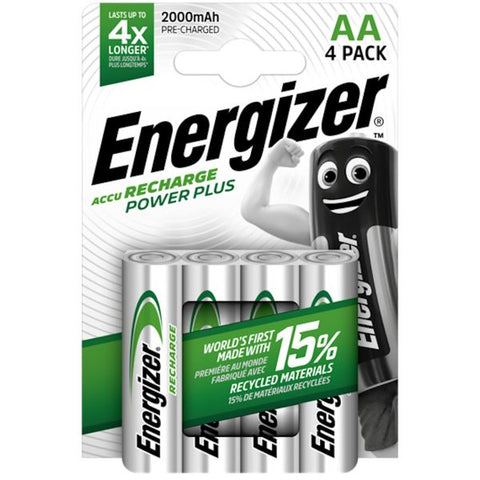 Energizer HR6 AA Power Plus 2000 baterijos, 4 vnt.