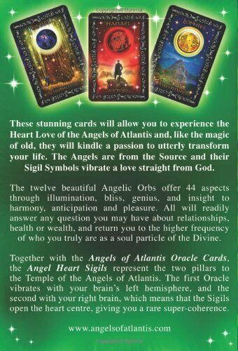 Angel Heart Sigils oracle kortos Findhorn Press