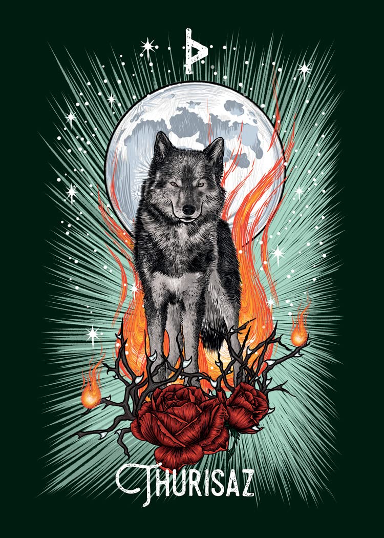 The Witch’s Familiar Runic Oracle kortos Pocket Hay House