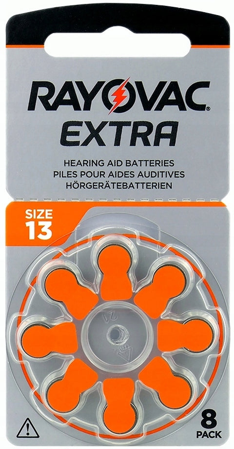 Rayovac Extra 13 baterijos klausos aparatams 80 vnt.