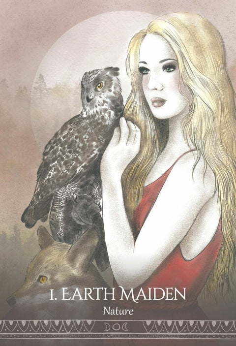 Goddess Spirit Oracle kortos Blue Angel