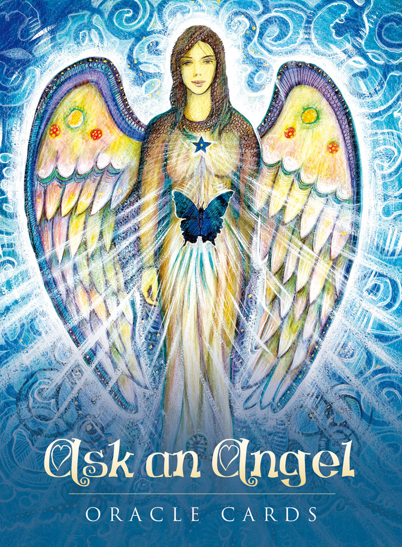 Ask an Angel Oracle kortos Blue Angel