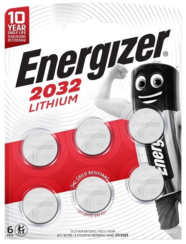 Energizer CR2032 Ultimate monetinės ličio baterijos, 6 vnt.