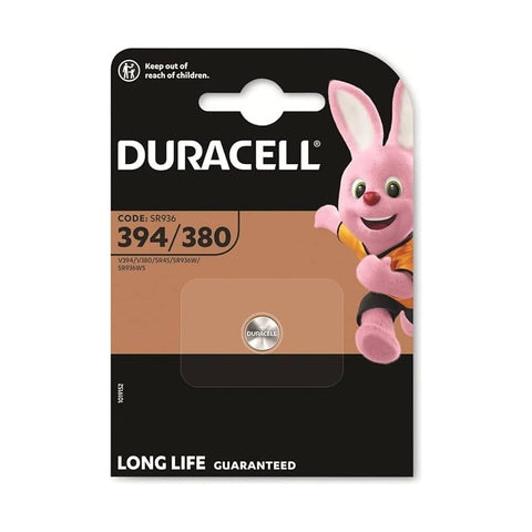 Duracell 394 380 sidabro oksido baterija 1 vnt.