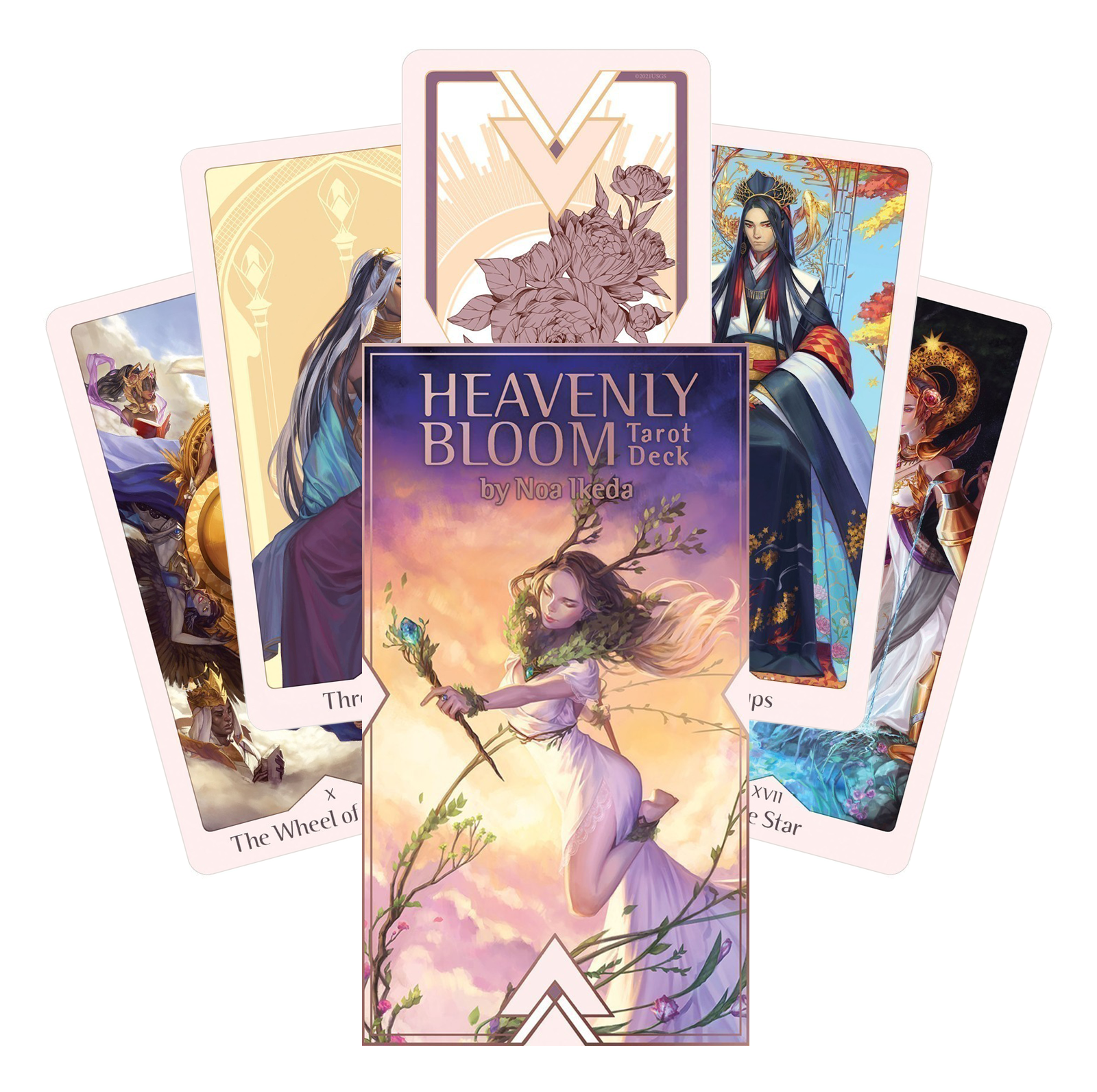 HEAVENLY BLOOM TAROT: gamtos ir fantazijos įkvėpta taro kaladė