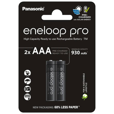 Eneloop AAA 930mAh (BK-4HCDE/2CP) įkraunamos baterijos 2 vnt.