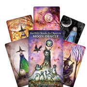 EARTHLY SOULS & SPIRITS MOON ORACLE: mėnulio magijos ir gamtos ryšio orakulo kortos + knyga