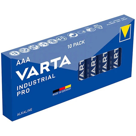 Varta AAA Industrial Pro šarminės baterijos 10 vnt.