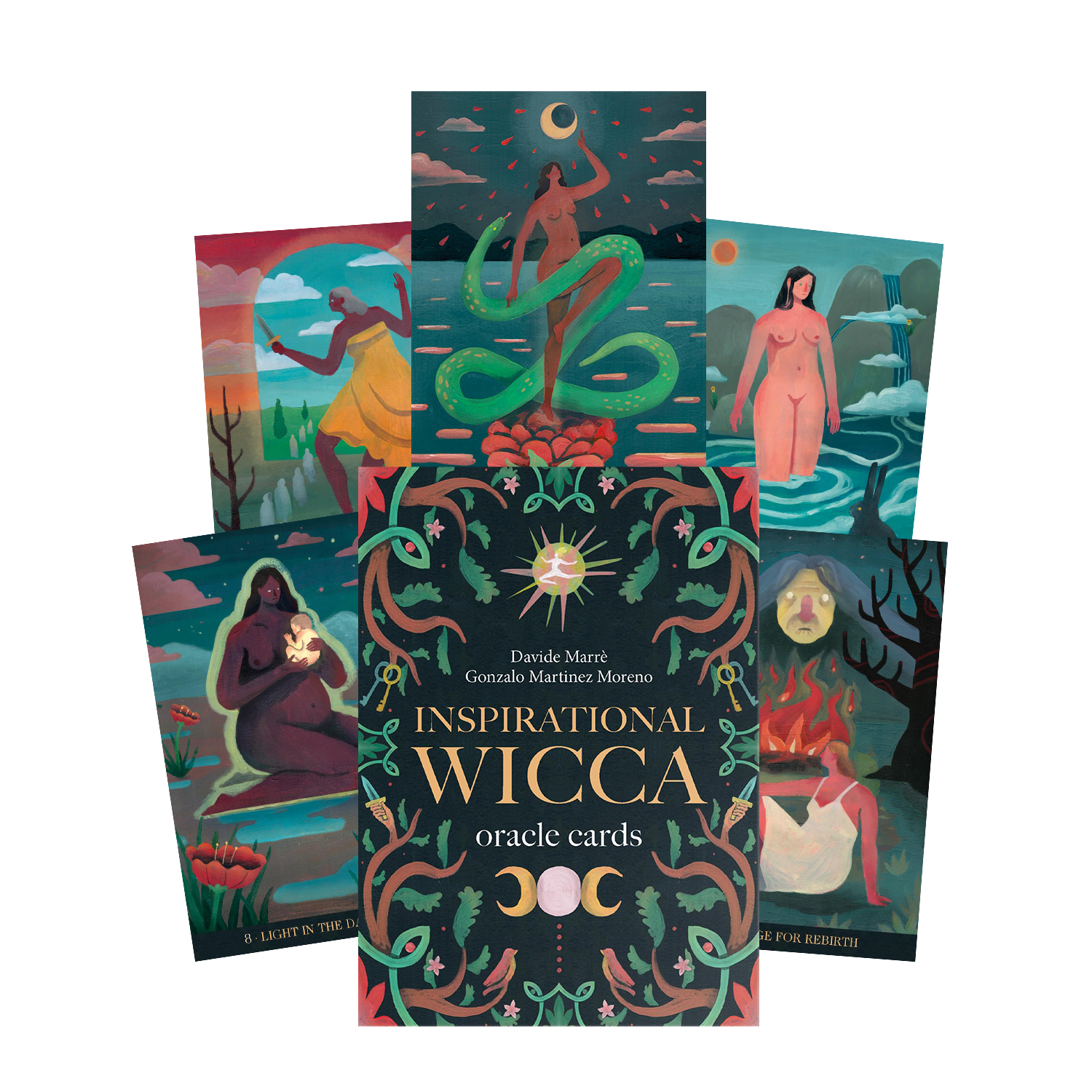Inspirational Wicca Oracle Kortos Lo Scarabeo