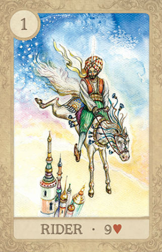 Fairy Tale Lenormand skardinėje dėžutėje US Games Systems