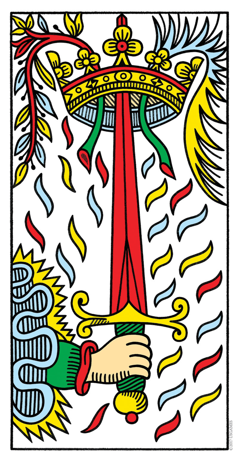 CBD Tarot De Marseille kortos US Games Systems