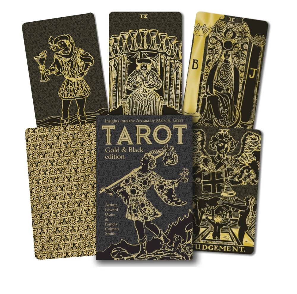 Tarot Gold and Black Edition taro kortos Lo Scarabeo