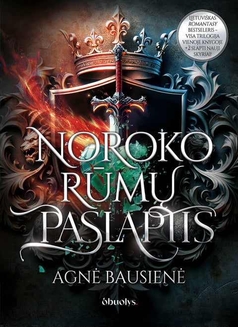 NOROKO RŪMŲ PASLAPTIS: lietuviškas romantasy bestseleris – visa trilogija vienoje knygoje + 2 slapti skyriai + spalvota puslapių briauna + autorės AUTOGRAFAS