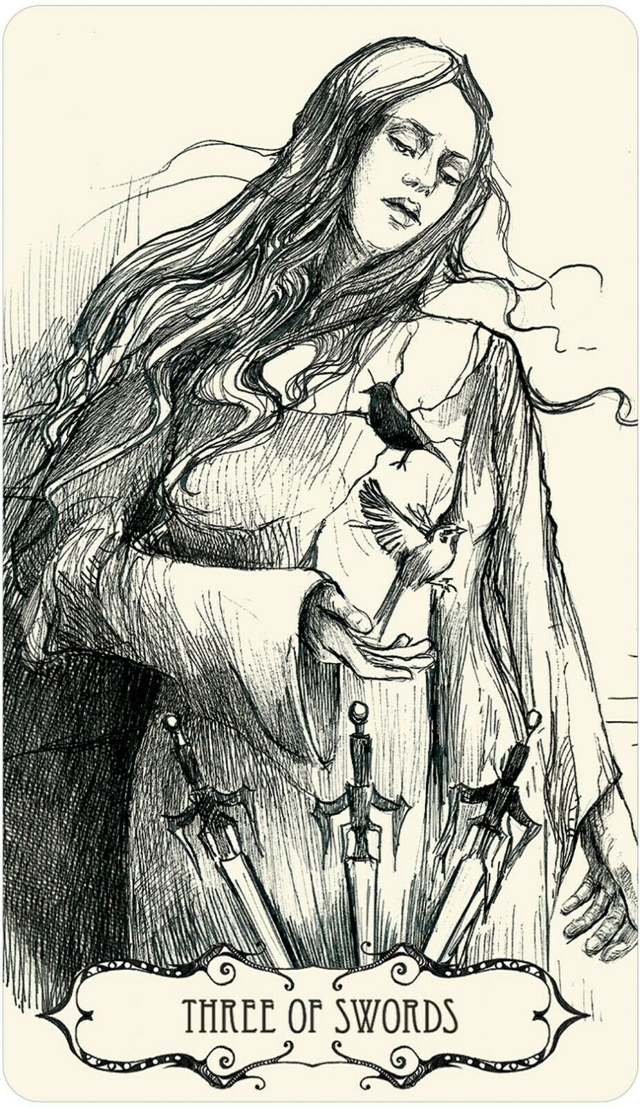 TAROT OF THE ABYSS: gili, simboliška taro kaladė sielos kelionei