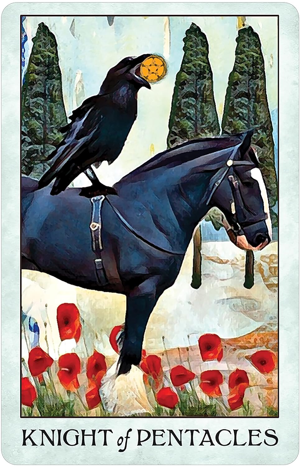 Crow Tarot kišeninio dydžio leidimo kortos US Games Systems