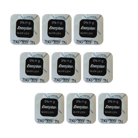 Energizer 389 390 laikrodžių baterijos 9 vnt.