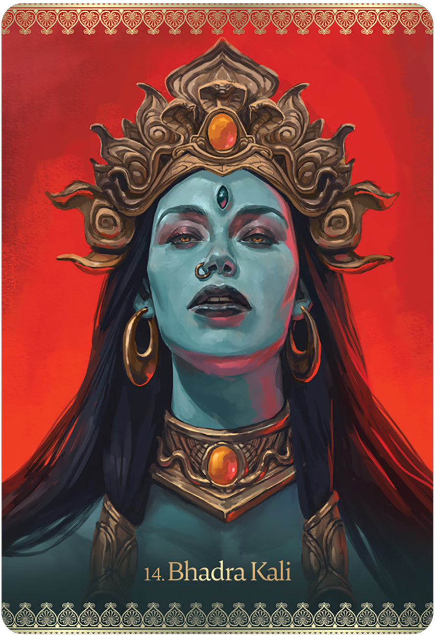 Kali Oracle kortos Blue Angel