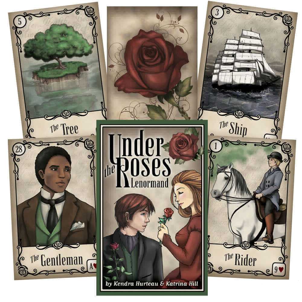 Under The Roses Lenormand kortos US Games Systems – OBUOLYS