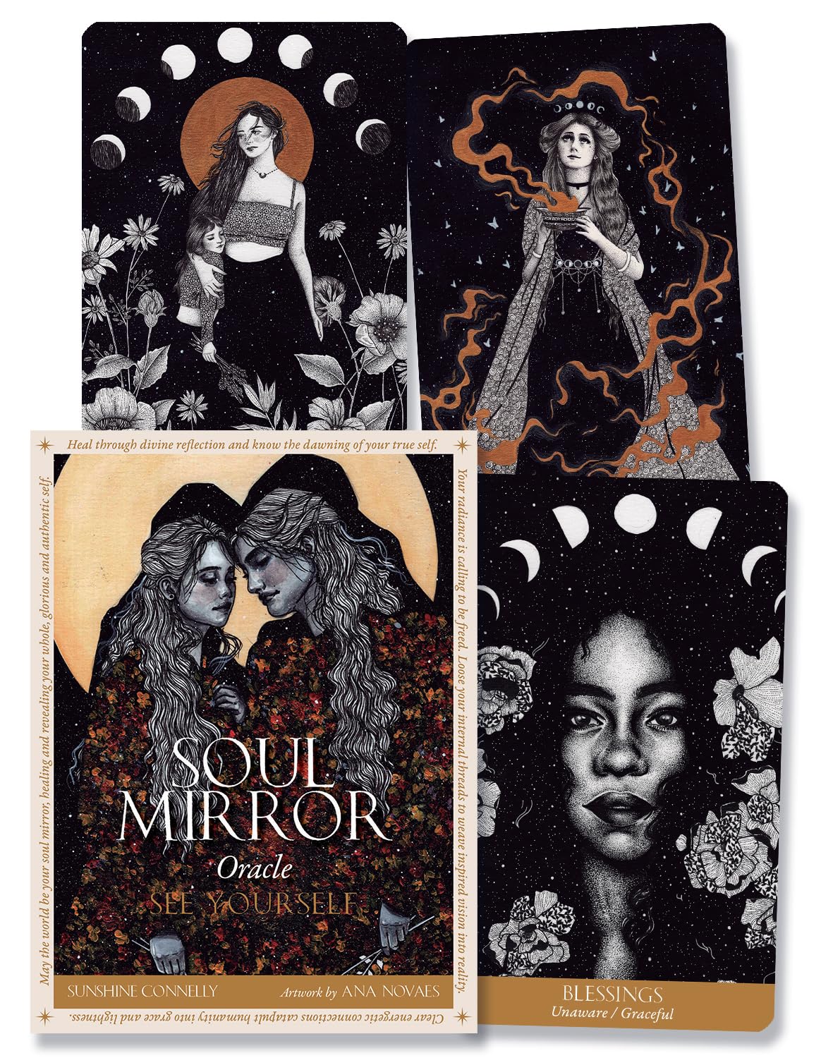 Soul Mirror Oracle kortos Blue Angel