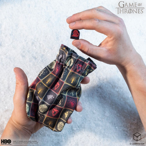 Game of Thrones. The Sigils Pattern kauliukų maišelis Q-Workshop