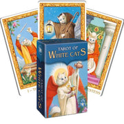 Mini Tarot Of White Cats Taro Kortos Lo Scarabeo