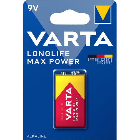 Varta 9V Longlife Max Power (4722) šarminė baterija 1 vnt.