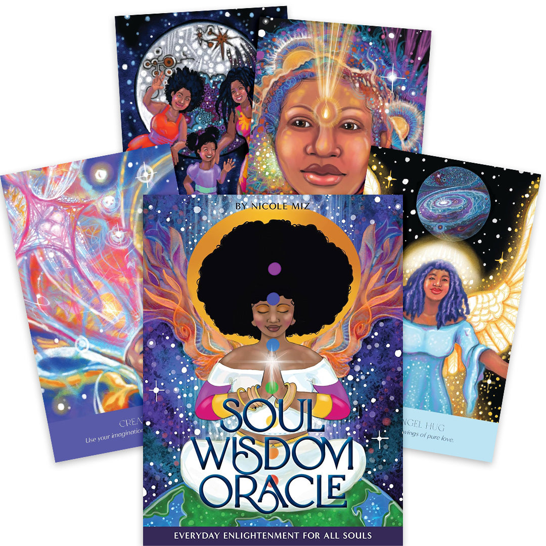 Soul Wisdom Oracle kortos Blue Angel