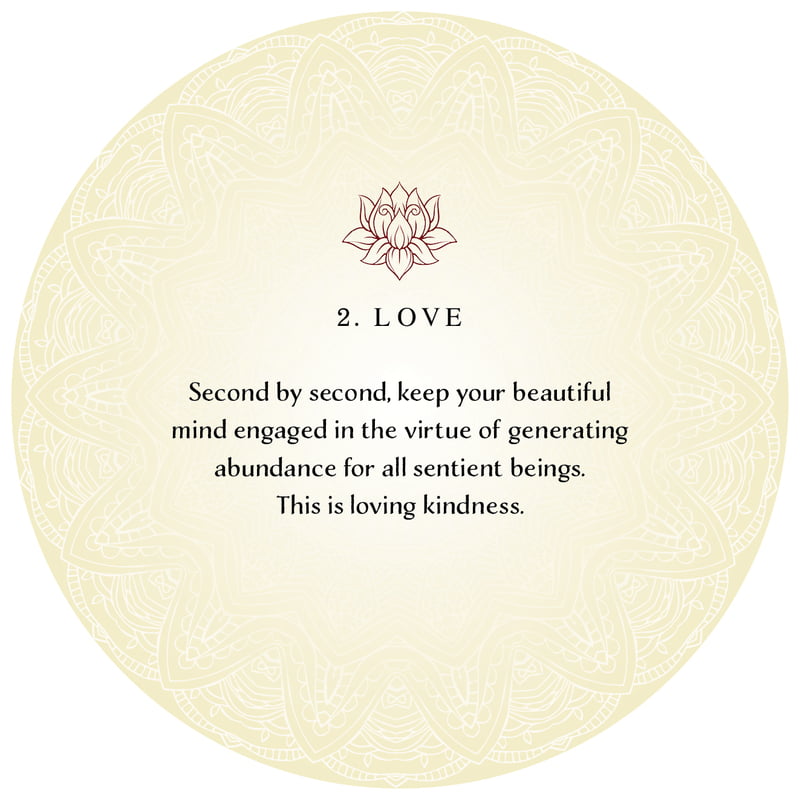 Buddhism: The Science of Peace & Happiness Oracle kortos Blue Angel