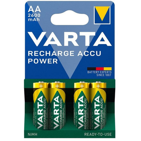 Varta AA R2U 2600mAh (5716) Recharge Accu Power pakraunamos baterijos 4 vnt.