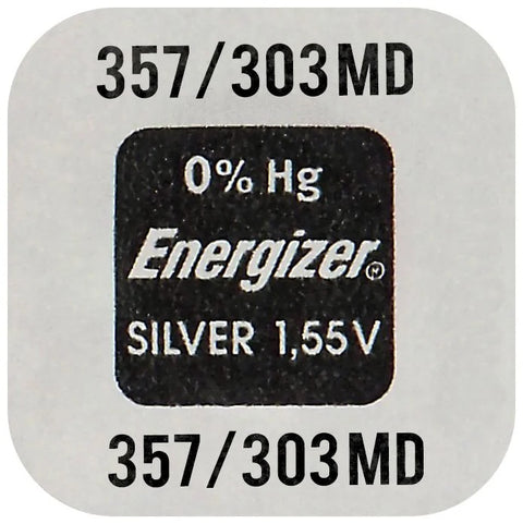 Energizer 357/303 SR44 baterijos 10 vnt.