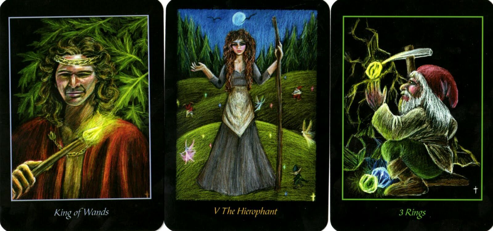 The Twilight Realm: A Tarot Of Faery kortos Schiffer Publishing