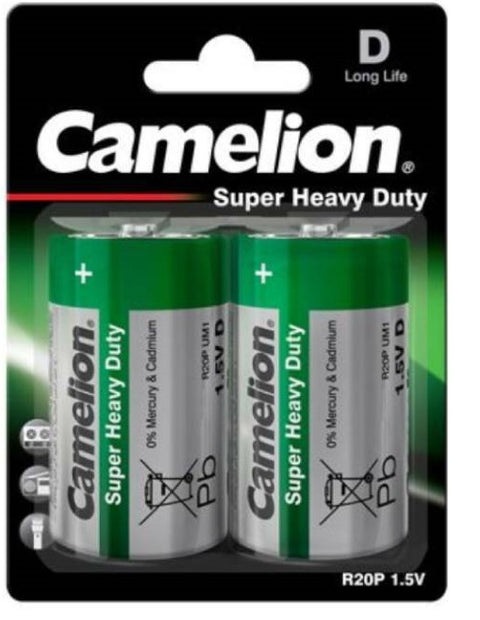Camelion R20 D Super Heavy Duty 2BL 2 vnt.