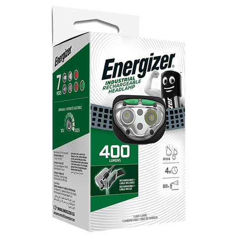 Energizer Rechargeable Industrial Headlight UPN 158658 prožektorius ant galvos