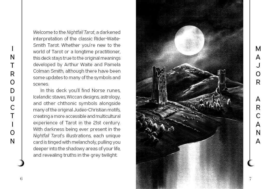 Nightfall Tarot Kortos Schiffer Publishing