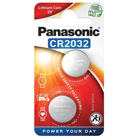 Panasonic CR2032 ličio baterijos 2 vnt.