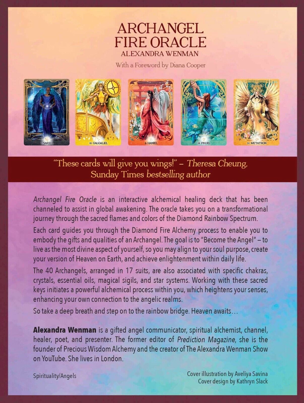 Archangel Fire Oracle kortos Findhorn Press