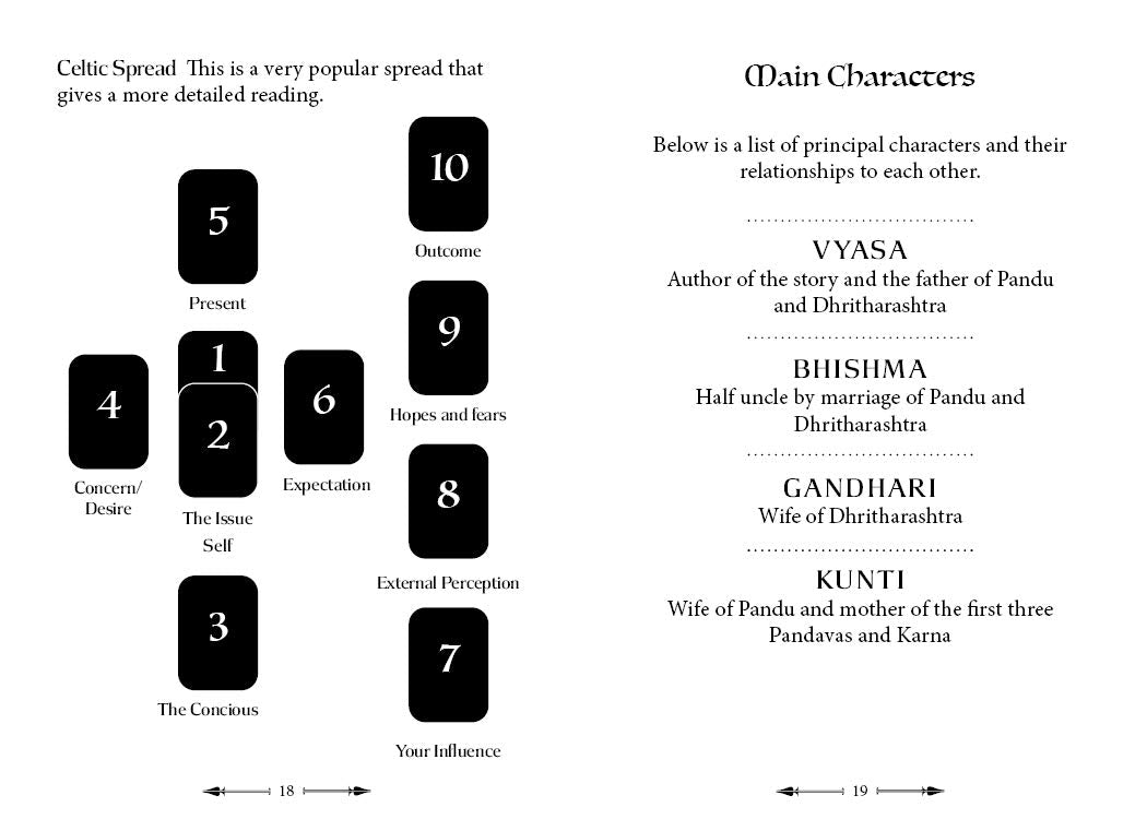 The Mahabharata Oracle kortos Schiffer Publishing