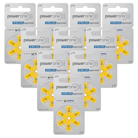 VARTA Power One 10 baterijos klausos aparatams 60 vnt.
