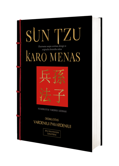 Sun Tzu KARO MENAS: riboto tiražo kolekcinis deluxe leidimas