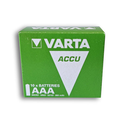 Varta  AAA R2U 800mAh (56703) baterijos 10 vnt.