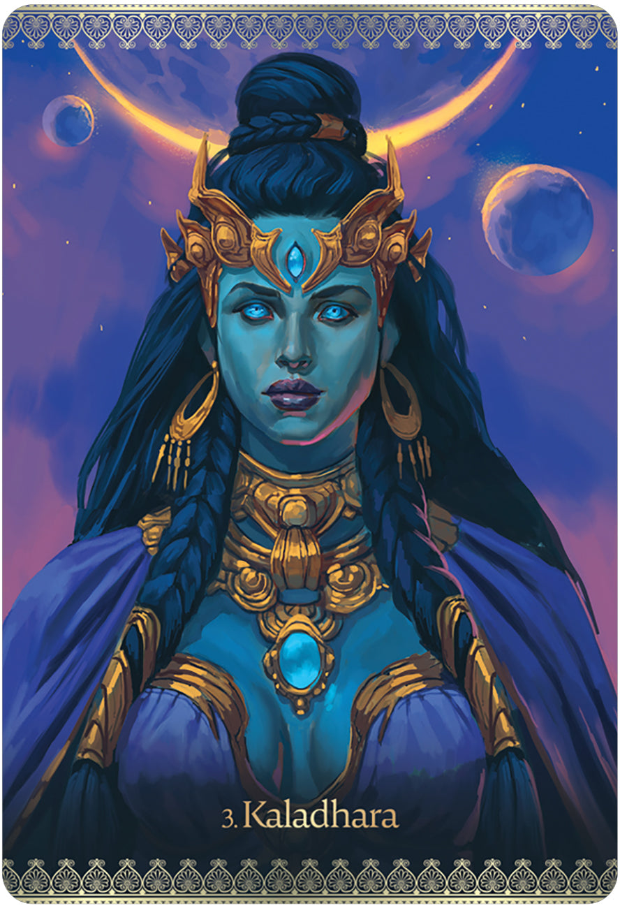 Kali Oracle kortos Blue Angel