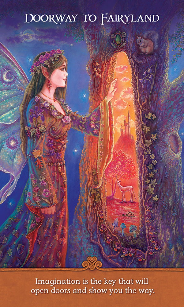 INSPIRATIONAL WISDOM FROM ANGELS & FAIRIES KORTOS: įkvėpimas, gydanti energija ir džiaugsmas iš šviesos būtybių pasaulio