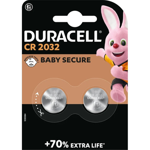 Duracell CR2032 3V ličio bateriijos 2 vnt.